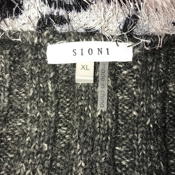 Sioni Leopard Mixed Patchwork Ruffle Sweater - Picture 8 of 11